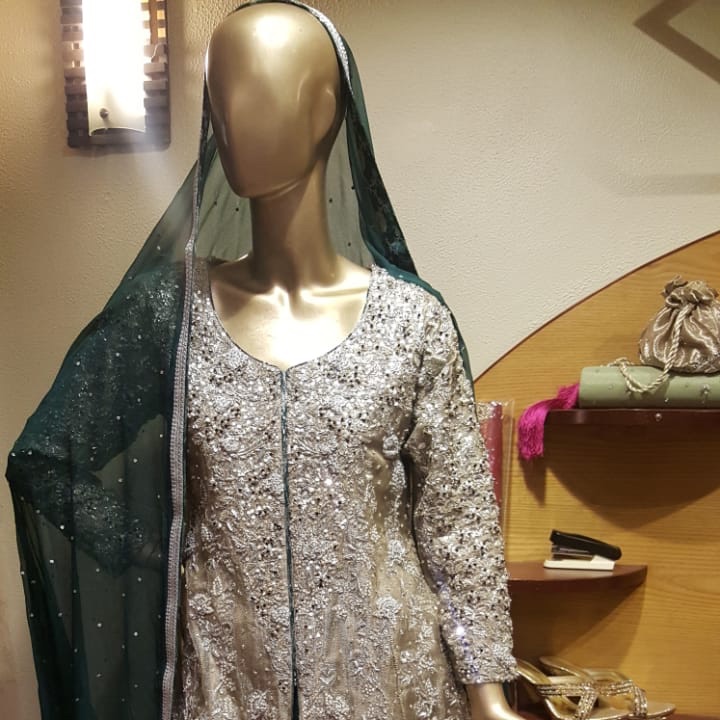 Gharara Suit Beautifully Embroided